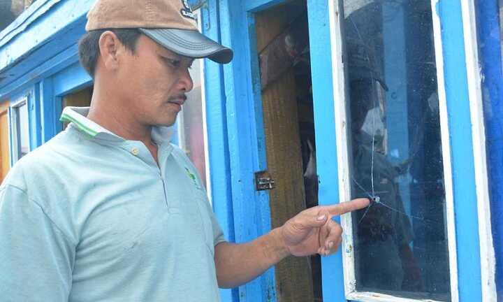 Tàu nước ngoài bắn tàu cá của ngư dân Quảng Nam