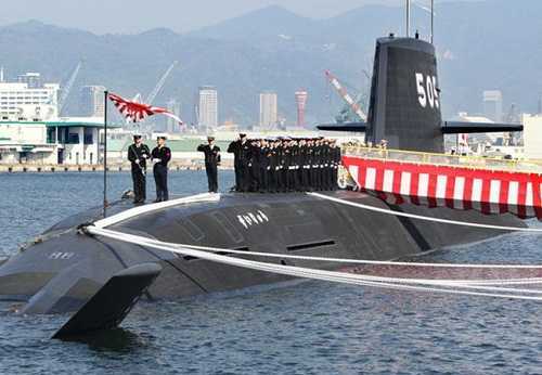 Tàu ngầm Nhật khuấy động Biển Đông 'dằn mặt' Trung Quốc