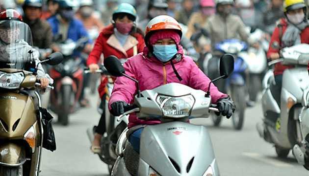 Không khí lạnh tăng cường, miền Bắc chìm trong rét mướt