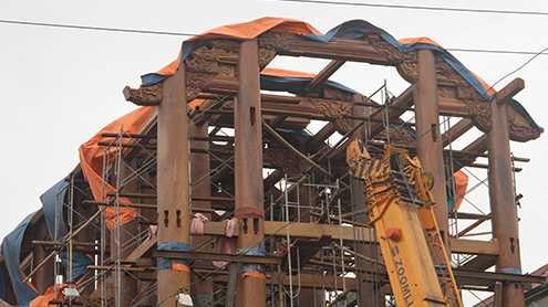 CSGT chặn đường cho đại gia dựng nhà: Cận cảnh nhà gỗ 30 tỷ 'độc nhất vô nhị'