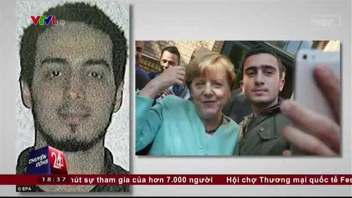 Thực hư bức ảnh selfie bà Merkel chụp cùng nghi phạm khủng bố Bỉ