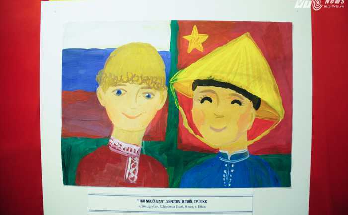 Việt Nam - Nga ngộ nghĩnh qua nét vẽ của trẻ em 2 nước