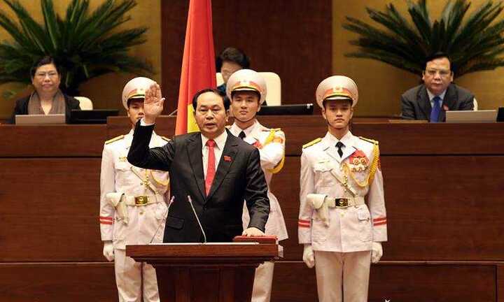 Chủ tịch nước Trần Đại Quang tuyên thệ gì khi nhậm chức?