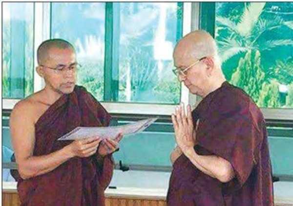 Cựu tổng thống Myanmar xuất gia, lên chùa tu tập