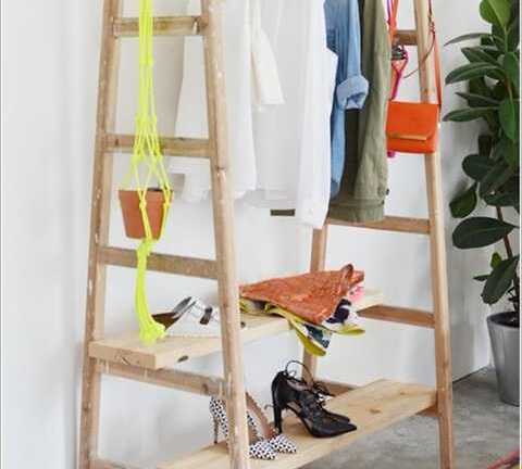Các cách cất quần áo không cần mua tủ đồ