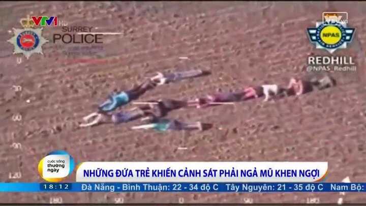 Video: Những đứa trẻ khiến cảnh sát phải ngả mũ