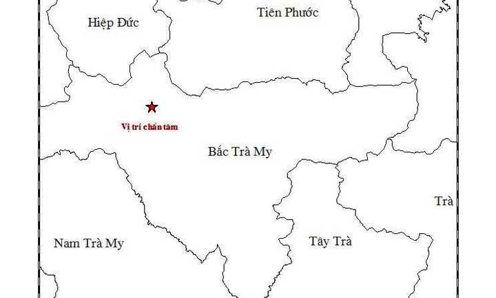 Động đất 3,2 độ Richter ở thủy điện Sông Tranh 2