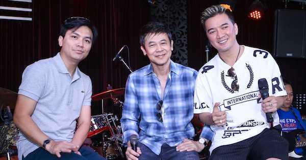 Video Đàm Vĩnh Hưng xì tin hát cùng Mạnh Quỳnh, Thái Châu