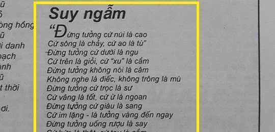 Lần đầu công bố toàn bộ bài thơ ‘Đừng tưởng’ nổi tiếng gây tranh cãi