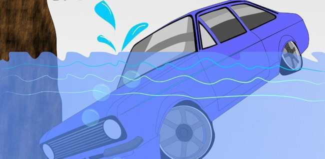 Đọc bài này, bạn sẽ thoát chết nếu ô tô rơi xuống hồ