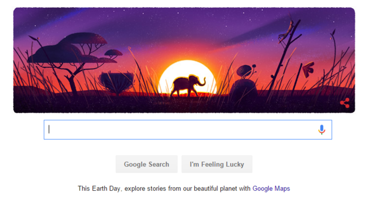Ngày Trái đất, Google chạy hàng loạt doodle điểm nóng môi trường