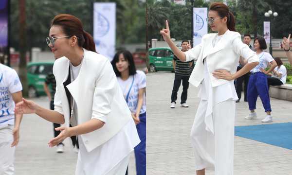 Siêu mẫu Thanh Hằng lần đầu tiên khoe vũ đạo bằng màn nhảy nhót dễ thương