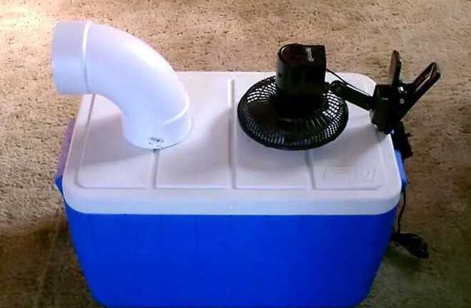 Quạt lạnh tự chế đắt hàng mùa nắng nóng ở Sài Gòn