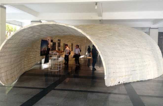 Chiếc kén kỳ lạ ở ĐH Kiến trúc