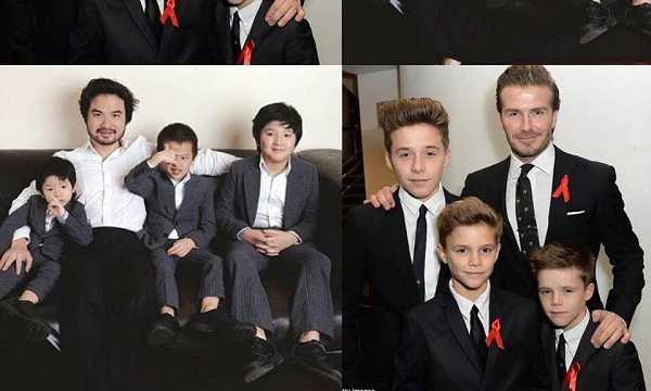 Gia đình doanh nhân Minh Đỗ được so sánh giống gia đình cặp đôi Beck-Vic