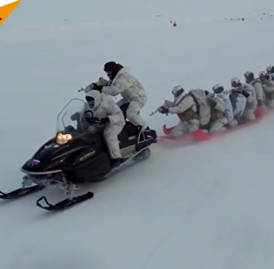 Clip: Xem binh đoàn Chechnya của Nga tập trận rầm rộ ở Bắc Cực