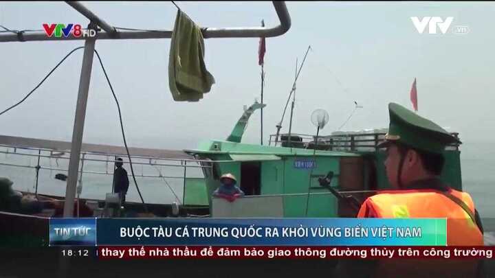Video cận cảnh biên phòng bắt quả tang tàu cá TQ đánh bắt trộm ở vùng biển thuộc chủ quyền VN
