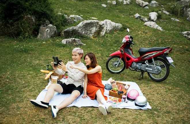 Nổi chất 'phượt' trên Honda Blade 110 phiên bản màu mới