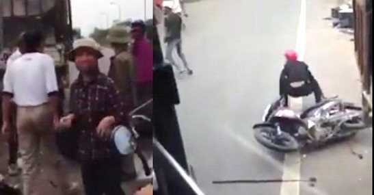 Truy đuổi hai nghi can trộm chó, một Thiếu úy công an tử nạn