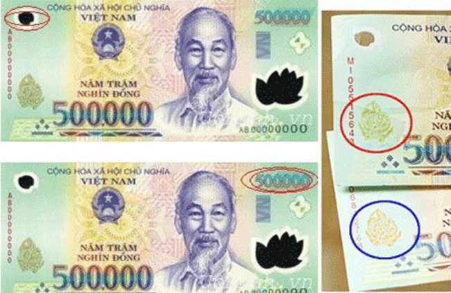 Thực hư có thể nhận biết tiền giả qua các chữ cái đầu seri