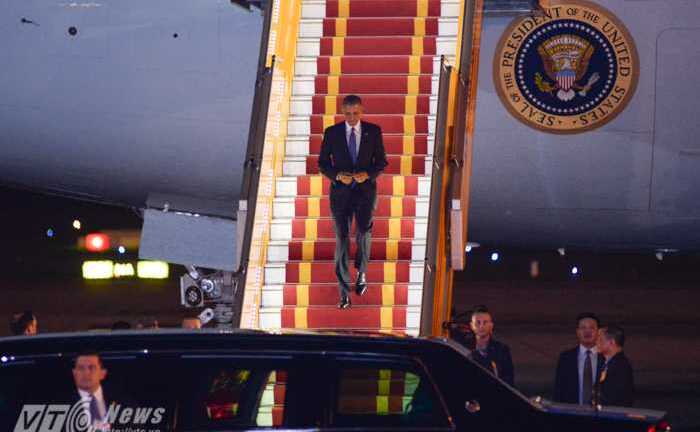 Tổng thống Mỹ Obama đã đến Hà Nội
