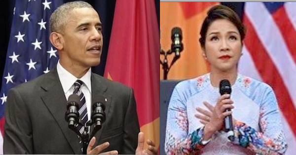 Bị chê hát Quốc ca trước Tổng thống Obama thiếu hào hùng, diva Mỹ Linh lên tiếng