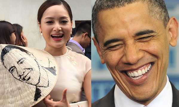 Diễn viên Lan Phương mang quà 'độc' tặng tổng thống Mỹ Obama
