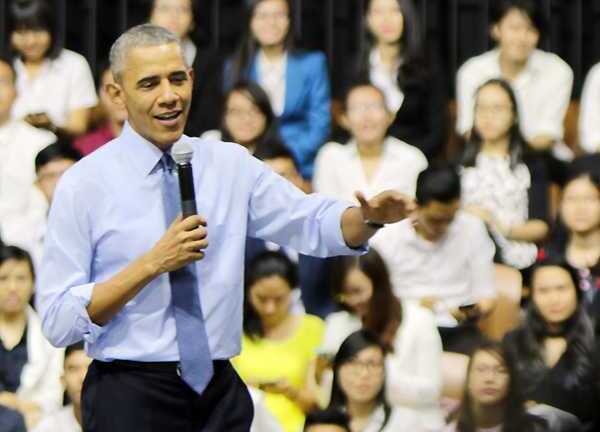 Video toàn bộ buổi trò chuyện với 800 'thủ lĩnh trẻ' VN của Tổng thống Obama