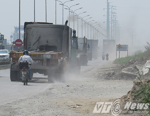 Tận thấy ‘con đường cát bụi’ khủng khiếp bậc nhất Hải Phòng