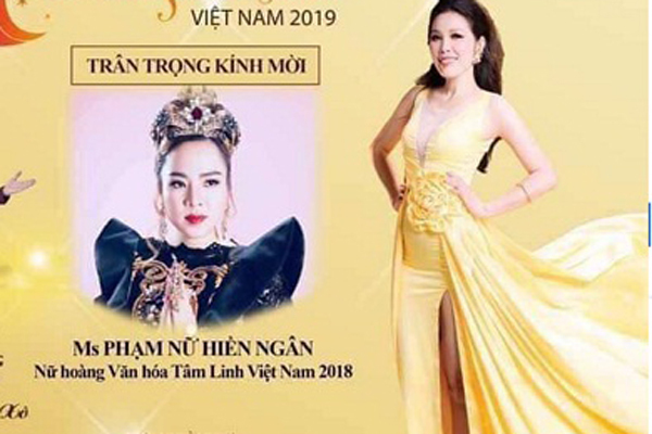 Huỷ chương trình tôn vinh Nữ hoàng thương hiệu Việt Nam 2019