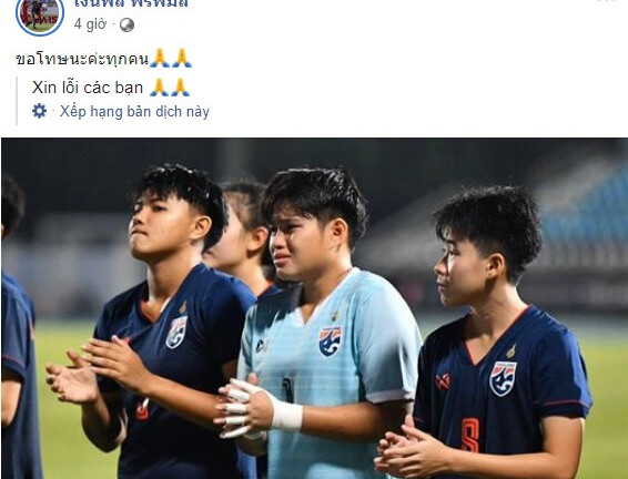 Cầu thủ U19 Thái Lan òa khóc sau trận thua Việt Nam