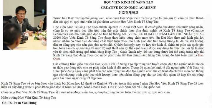 'Hiệu trưởng chửi học viên tục tĩu' vẫn tự nhận là giáo sư