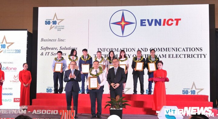 EVNICT đạt danh hiệu 50 doanh nghiệp CNTT hàng đầu Việt Nam 2018