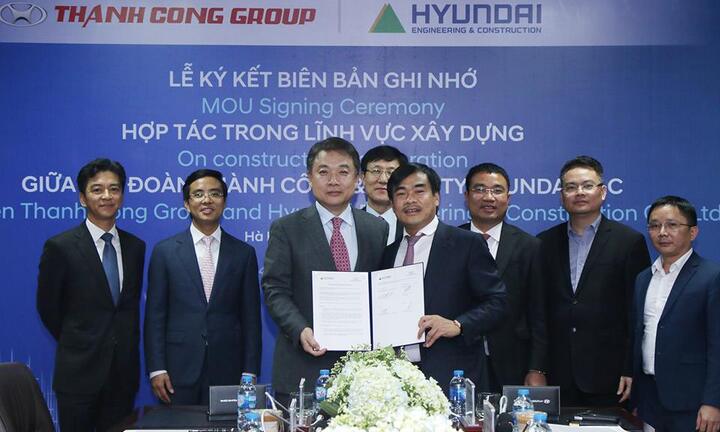 Thành Công Group bắt tay 'người khổng lồ' Hyundai E&C làm xây dựng