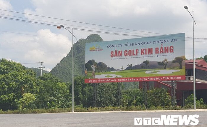 Sân golf Kim Bảng không phép đã… xây xong