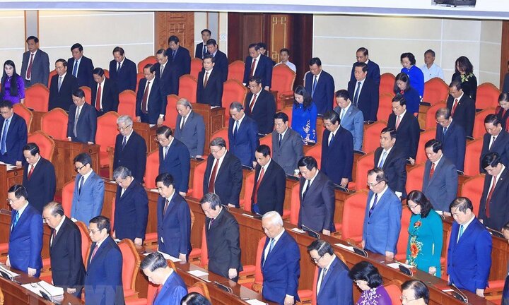 Ảnh: Trung ương mặc niệm nguyên Tổng Bí thư Đỗ Mười, Chủ tịch nước Trần Đại Quang