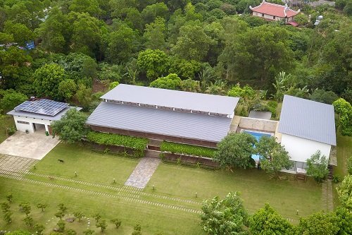 Nhiều tòa nhà đang thi công ở rừng Sóc Sơn, chính quyền nói 'là nhà tạm'