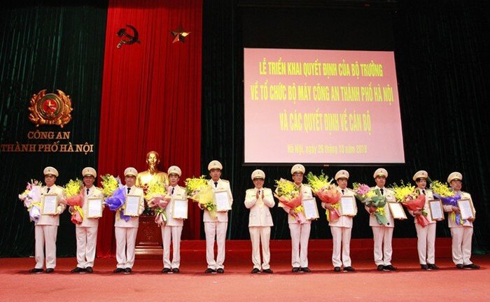 Công an Hà Nội giảm 50% đầu mối cấp phòng