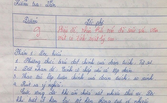 Bài Văn 9 điểm của nữ sinh Nghệ An bàn về câu nói của tỷ phú Bill Gates