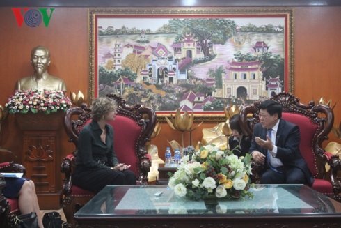 Tổng Giám đốc VOV tiếp Đại sứ Hà Lan tại Việt Nam Elsbeth Akkerman