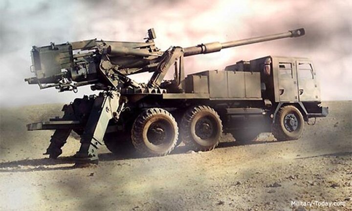 Ảnh: Pháo tự hành hiện đại bậc nhất của Israel ATMOS 2000