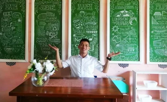 Thầy giáo tóm tắt nội dung môn học bằng tranh