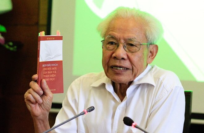 Sách giáo khoa Công nghệ giáo dục của giáo sư Hồ Ngọc Đại bị loại: Bộ GD&ĐT nói gì?