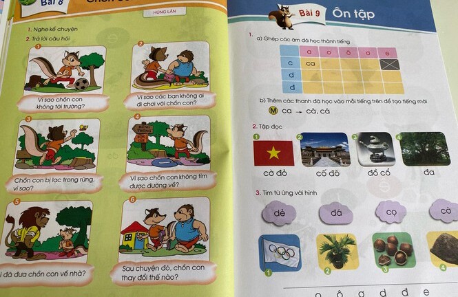 Chủ quyền biển đảo xuất hiện trong sách giáo khoa lớp 1 mới thế nào?