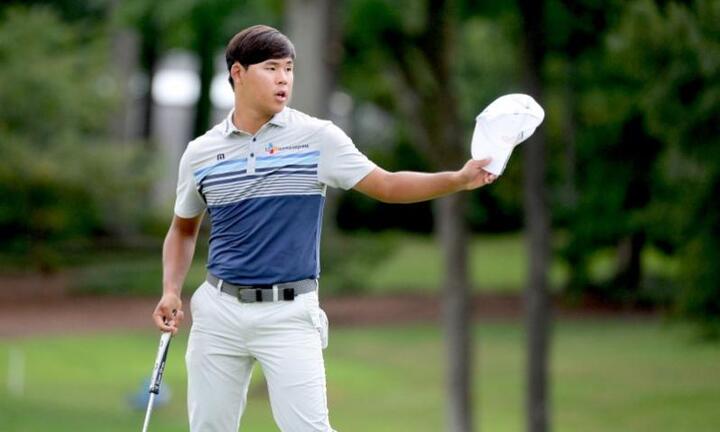 Wyndham Championship 2016: Golf thủ Si Woo Kim dẫn đầu sau vòng 2