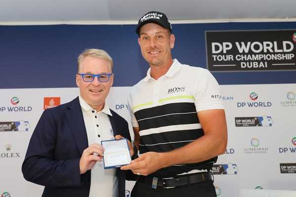 Henryk Stenson vừa trở thành thành viên danh dự trọn đời của European Tour.