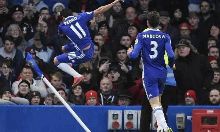 Thắng trận thứ 12 liên tiếp, Chelsea vô địch lượt đi Ngoại hạng Anh