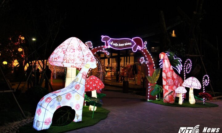 Ảnh: Rực rỡ lễ hội ánh sáng phong cách Nhật Bản lần đầu xuất hiện tại Quảng Ninh