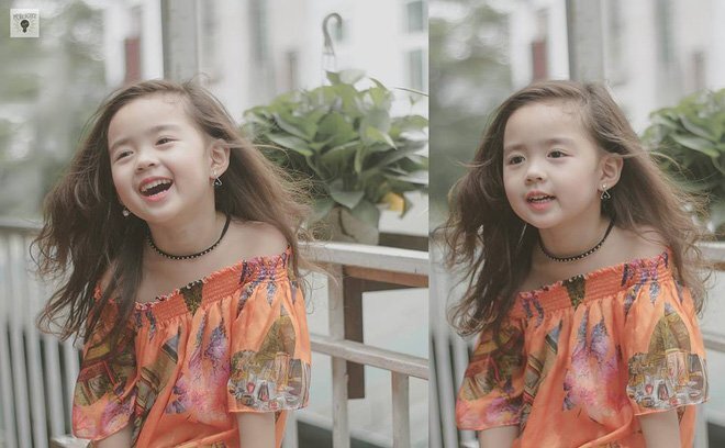 Xao xuyến con tim với bé mẫu nhí 5 tuổi xinh đẹp tựa thiên thần