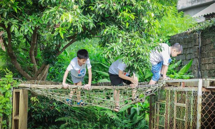 Cho bé yêu trèo đèo, lội suối, thử làm nông dân tại nông trại chỉ cách Hà Nội 40 phút